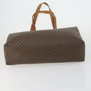 CELINE C Macadam Canvas Bag PVC Suede Leather 3 Set Brown Pink Auth 158549-7