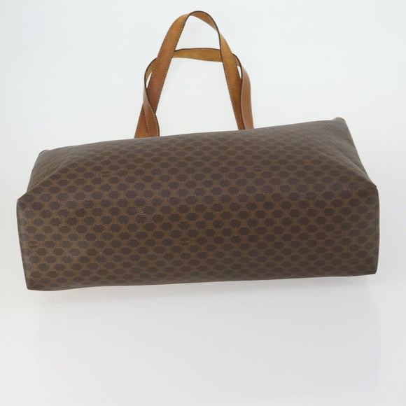 CELINE C Macadam Canvas Tasche PVC Wildleder 3er Set Braun Rosa Auth 158549