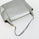 GUCCI Shoulder Bag Canvas Leather 4 Set Black Silver Red Auth 158552-25