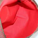 GUCCI Shoulder Bag Canvas Leather 4 Set Black Silver Red Auth 158552-9