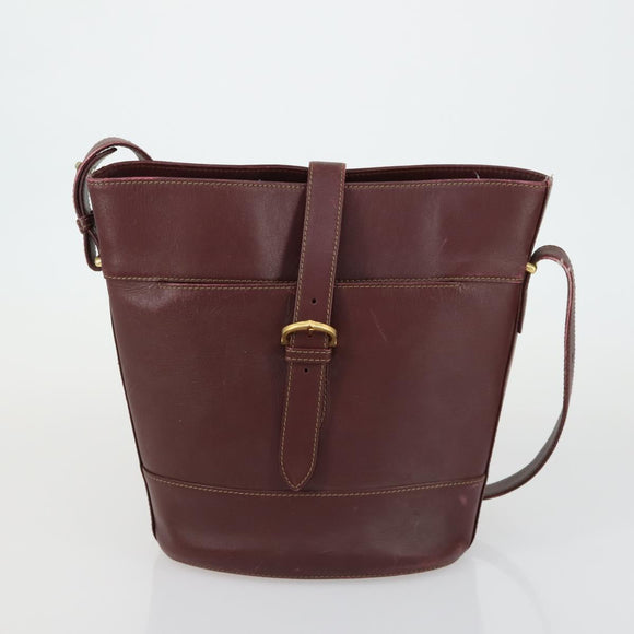 Burberrys Chloe Cartier Fendi BALLY Shoulder Bag Leather 5 Set Black Auth 158553