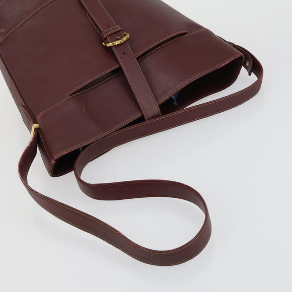 Burberrys Chloe Cartier Fendi BALLY Shoulder Bag Leather 5 Set Black Auth 158553