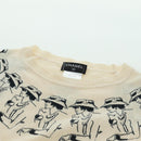CHANEL Coco Chanel Knit Sweater Cashmere Beige CC Auth 158554SAM-10