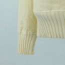 CHANEL Coco Chanel Knit Sweater Cashmere Beige CC Auth 158554SAM-7