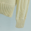 CHANEL Coco Chanel Knit Sweater Cashmere Beige CC Auth 158554SAM-8
