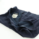 CHANEL jacket Skirt Setup Linen Navy CC Auth 158556M-23