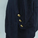 CHANEL jacket Skirt Setup Linen Navy CC Auth 158556M-8