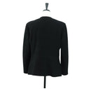 CHANEL Jacket Cotton Black CC Auth 158557M-2