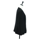 CHANEL Jacket Cotton Black CC Auth 158557M-4