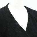 CHANEL Jacket Cotton Black CC Auth 158557M-5