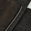 CHANEL jacket Skirt Setup Wool Brown CC Auth 158559M-12