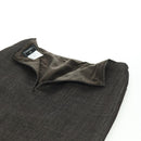CHANEL jacket Skirt Setup Wool Brown CC Auth 158559M-16