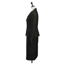 CHANEL jacket Skirt Setup Wool Brown CC Auth 158559M-3