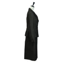 CHANEL jacket Skirt Setup Wool Brown CC Auth 158559M-4