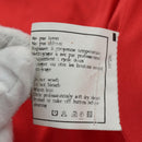 CHANEL Jacket Tweed Red CC Auth 158560M-14