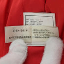 CHANEL Jacket Tweed Red CC Auth 158560M-16