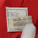 CHANEL Jacket Tweed Red CC Auth 158560M-17