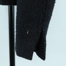 CHANEL Jacket Tweed Black CC Auth 158562M-10