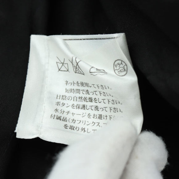CHANEL Jacket Tweed Black CC Auth 158562M