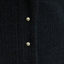 CHANEL Jacket Tweed Black CC Auth 158562M-7