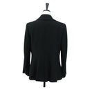 CHANEL Jacket Rayon Black CC Auth 158563M-2
