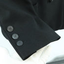 CHANEL Jacket Rayon Black CC Auth 158563M-9