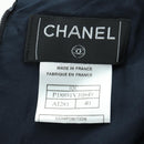 CHANEL Jacket And Skirt set Jacket Wool Navy CC Auth 158565M-18