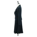 CHANEL Jacket And Skirt set Jacket Wool Navy CC Auth 158565M-3