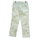CHANEL Botanical Denim Pants Cotton White CC Auth 158566M-2