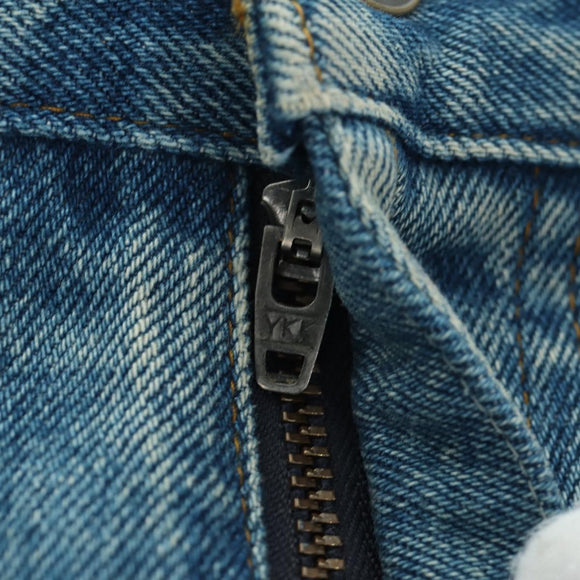 GUCCI Buggy Denim Pants Denim Blue 758153 Auth 158567M