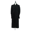 PRADA Long Coat Wool Gray Auth 158570M-1