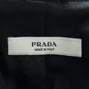 PRADA Long Coat Wool Gray Auth 158570M-11