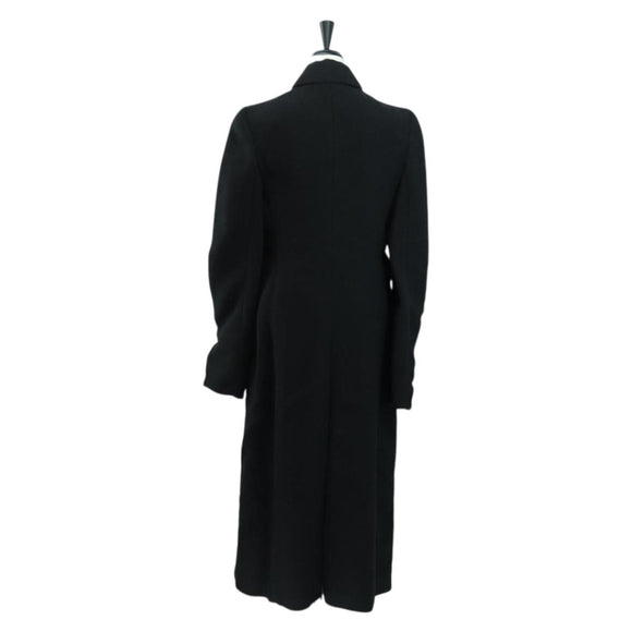 PRADA Long Coat Wool Gray Auth 158570M