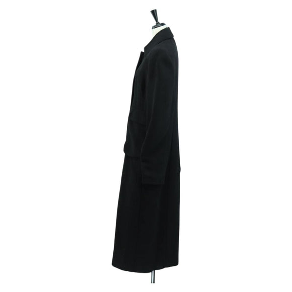 PRADA Long Coat Wool Gray Auth 158570M