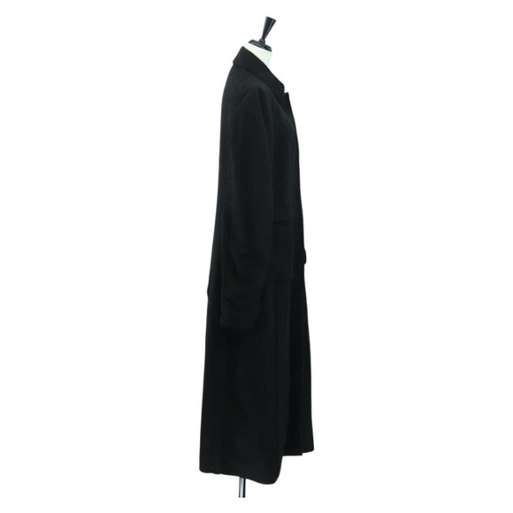 PRADA Long Coat Wool Gray Auth 158570M