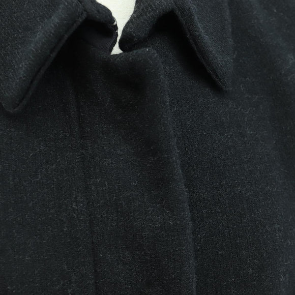 PRADA Long Coat Wool Gray Auth 158570M