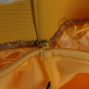 GUCCI GG Canvas GUCCI x adidas Tulle Pants Yellow 693446 Auth 158571SAM-10