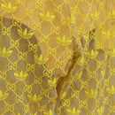 GUCCI GG Canvas GUCCI x adidas Tulle Pants Yellow 693446 Auth 158571SAM-6