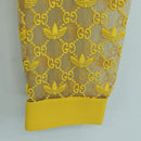 GUCCI GG Canvas GUCCI x adidas Tulle Pants Yellow 693446 Auth 158571SAM-8