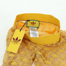 GUCCI GG Canvas GUCCI x adidas Tulle Pants Yellow 693446 Auth 158571SAM-9