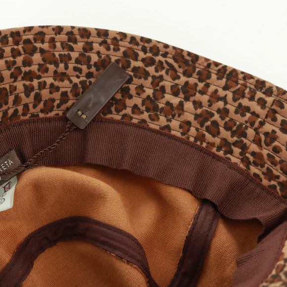 BOTTEGA VENETA Bucket Hat Nylon L Brown Auth 158572M