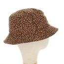 BOTTEGA VENETA Bucket Hat Nylon L Brown Auth 158572M-4