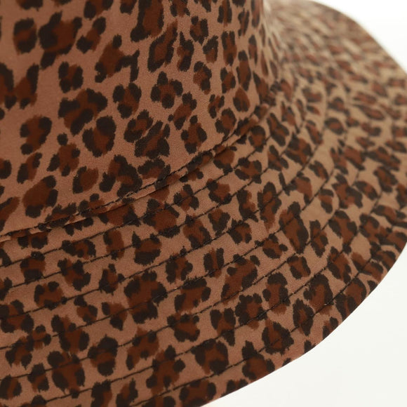 BOTTEGA VENETA Bucket Hat Nylon L Brown Auth 158572M