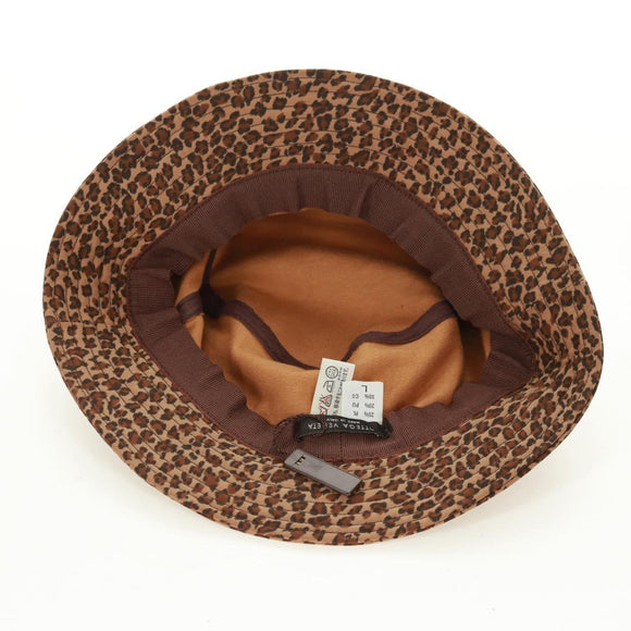 BOTTEGA VENETA Bucket Hat Nylon L Brown Auth 158572M