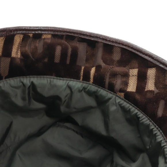 Miu Miu Bucket Hat Velor M Brown Auth 158573M