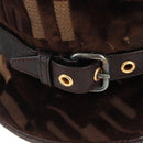 Miu Miu Bucket Hat Velours M Braun Auth 158573M-7