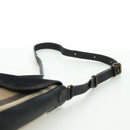 BURBERRY Nova Check Shoulder Bag Canvas Beige Gold Auth 158580V-14