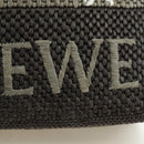LOEWE SUNA FUJITA Mandragora Loewe Font Small Tote Bag Stroh Grau Original 158581SM-20