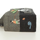 LOEWE SUNA FUJITA Mandragora Loewe Font Small Tote Bag Stroh Grau Original 158581SM-3