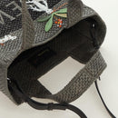 LOEWE SUNA FUJITA Mandragora Loewe Font Small Tote Bag Stroh Grau Original 158581SM-6